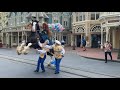 Merida’s Horse Gets Caught in a Balloon at Disney World Magic Kingdom During Small Princess Parade