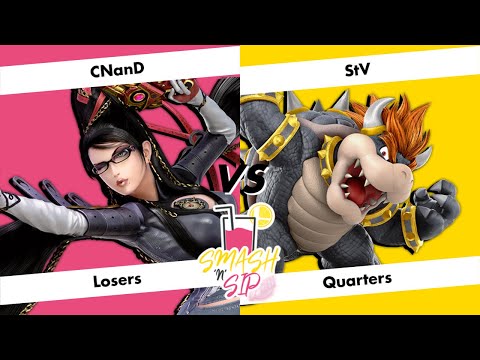 Smash'n'Sip Refill #49 - Losers Quarters - CNanD (Bayonetta) vs. StV (Bowser)