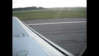 preview picture of video 'Delta Airlines MD-88 Landing in Richmond VA'