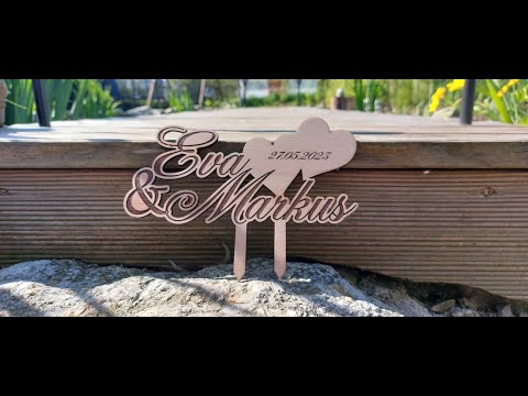 Tortenschild mit Neje und Lightburn