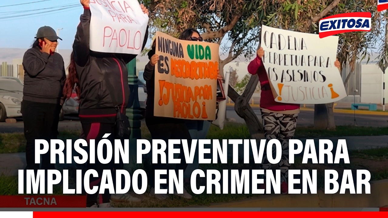 🔴🔵 Implicado en crimen en bar clandestino en Tacna recibió nueve meses de prisión preventiva