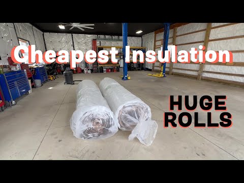 Installing the CHEAPEST Insulation In My Pole Barn