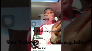 Unknown rapper get caught by f.e.d.s on live while smoking a blunt