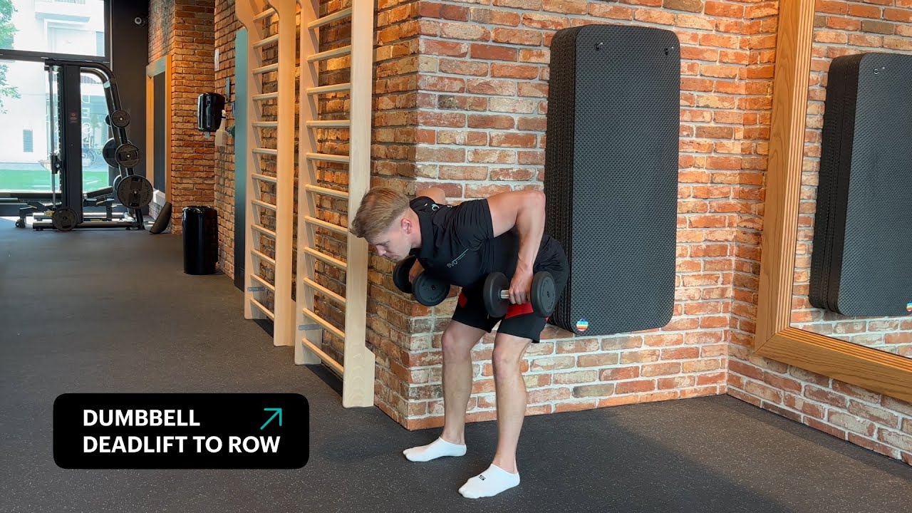 2. Dumbbell deadlift to row - YouTube