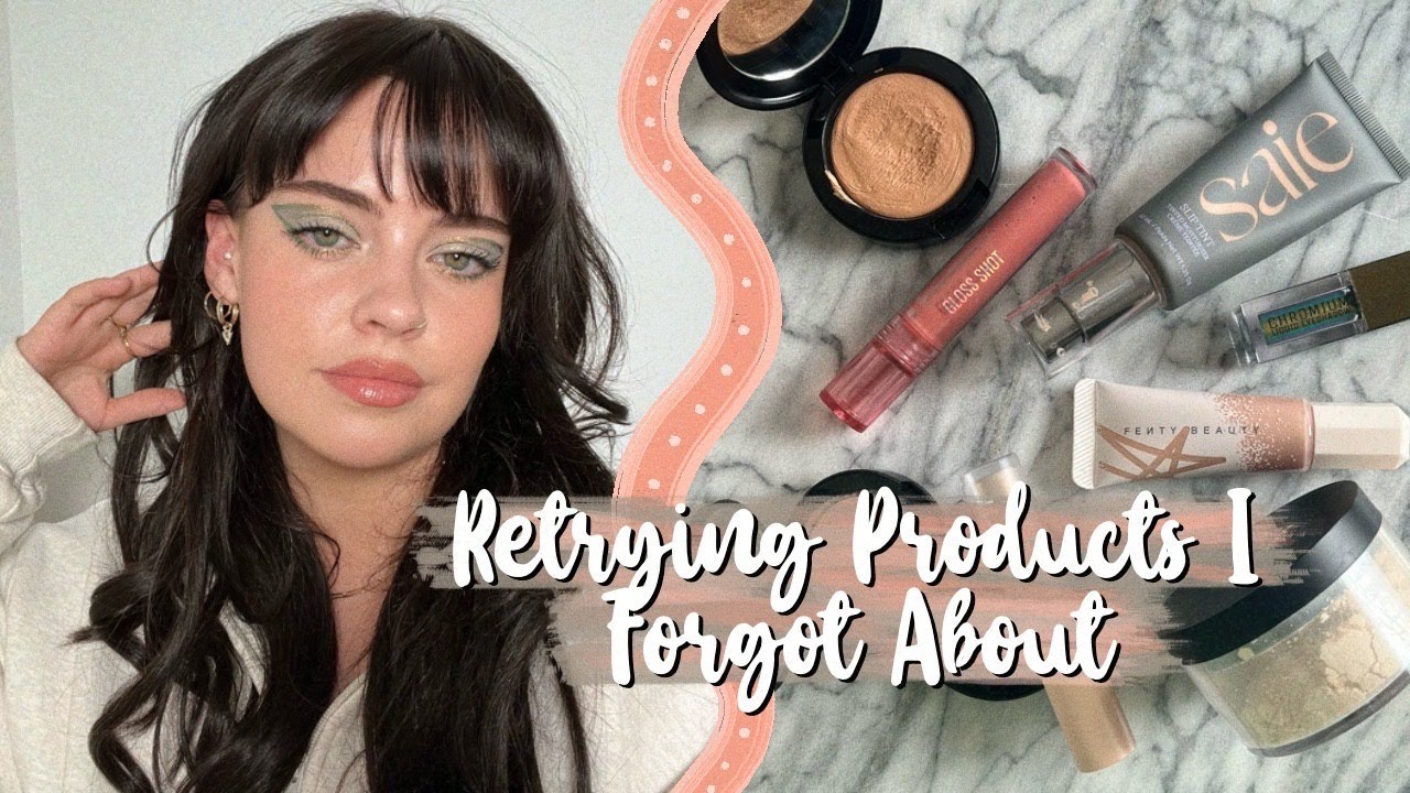 RETRYING PRODUCTS I FORGOT ABOUT | FULL FACE OF NOTHING NEW | JULIA ADAMS