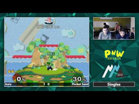 Aura (Peach) vs Pocketsand (Luigi) PNW Arcadian Singles