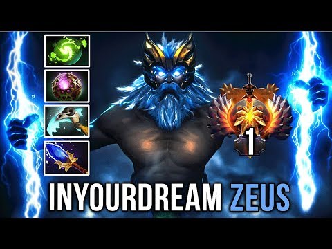 inYourdreaM TOP-1 Zeus Unreal Comeback - Crazy 100k Damage - Dota 2