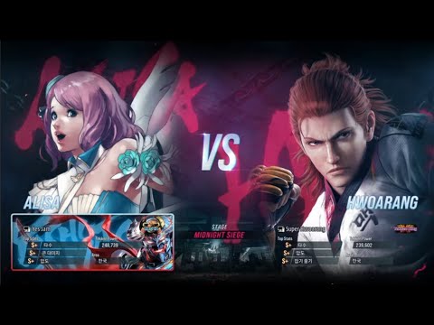 eyemusician (alisa) VS super hwoarang - Tekken 8 Rank Match