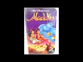 Opening To Aladdin 1993 VHS