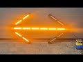 Prídavné smerové LED svetlá - oranžové šípky / 10-30V / ECE R65 (899x542x45mm) - Video Youtube