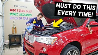 BMW How To Bleed Cooling System Antifreeze BMW N55 F10 F30 F25 F26 X5 X6 F15 E70 XDRIVE