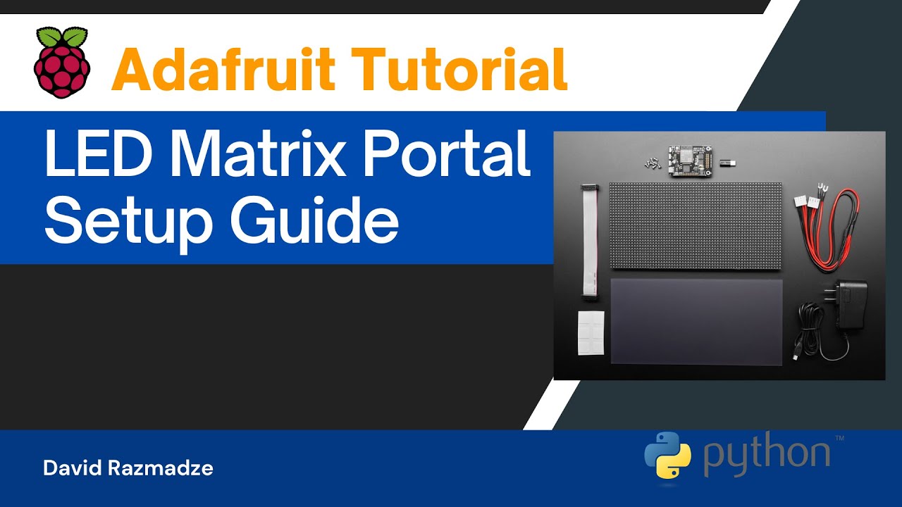 Adafruit Matrix Portal - RGB LED Display - Setup Guide (CircuitPython)