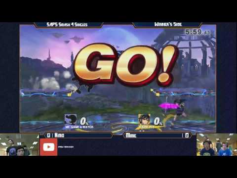 S@PS 31 Wii U Singles - Mime (G&W) vs Kimo (Dark Pit) - Winner's Bracket