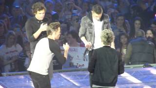 One Direction - Twitter questions Pt. 1 (Fresh Prince of Bel-Air rap) - THE O2, LONDON, 5/4/2013