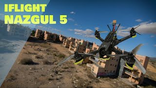Flying my Fpv Drone in an abandoned village Iflight Nazgul 5