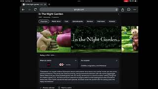 Happy Late 17th Anniversary To In The Night Garden