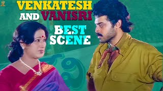 Venkatesh and Vanisri Best Scene || Bobbili Raja Telugu Full HD Movie || Suresh Productions