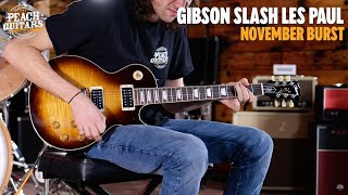 Video thumbnail for No Talking...Just Tones | Gibson Slash Les Paul November Burst by Peach Guitars