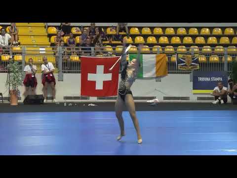 Amalie Skeide Sandvik (NOR) Senior Women Semifinal World Baton Twirling Championship Turin 2022