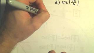 Evaluating Trigonometric Functions Using the Reference Angle, Example 2