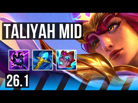 TALIYAH vs GALIO (MID) | 44K damage | EUW Master | 26.1
