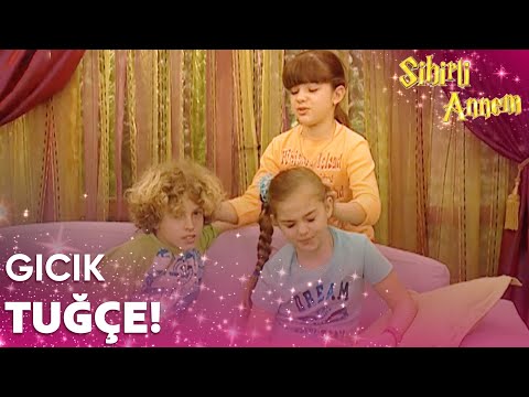 Tuğçe, Kerem ve Ceren'in Saçını Yoluyor!  |   Sihirli Annem