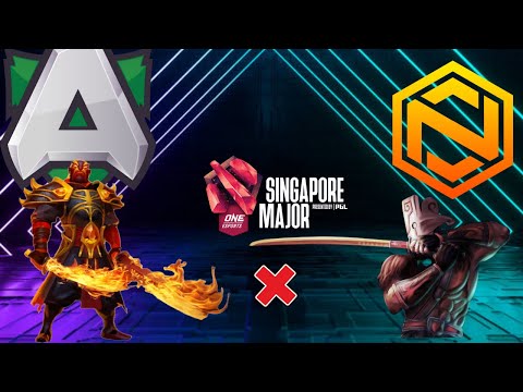 ALLIANCE vs OB.NEON - EU vs SEA - ONE Esports SINGAPORE MAJOR DOTA 2