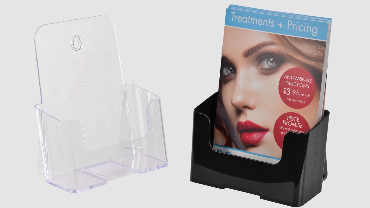 A5 Single Tier Brochure Holder - Product Quality Demo