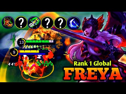 Freya MVP   Mega Kill  Build   Top 1 Global Freya ~ MLBB