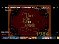 RTM1 HARI INI DALAM SEJARAH OPENER 1984