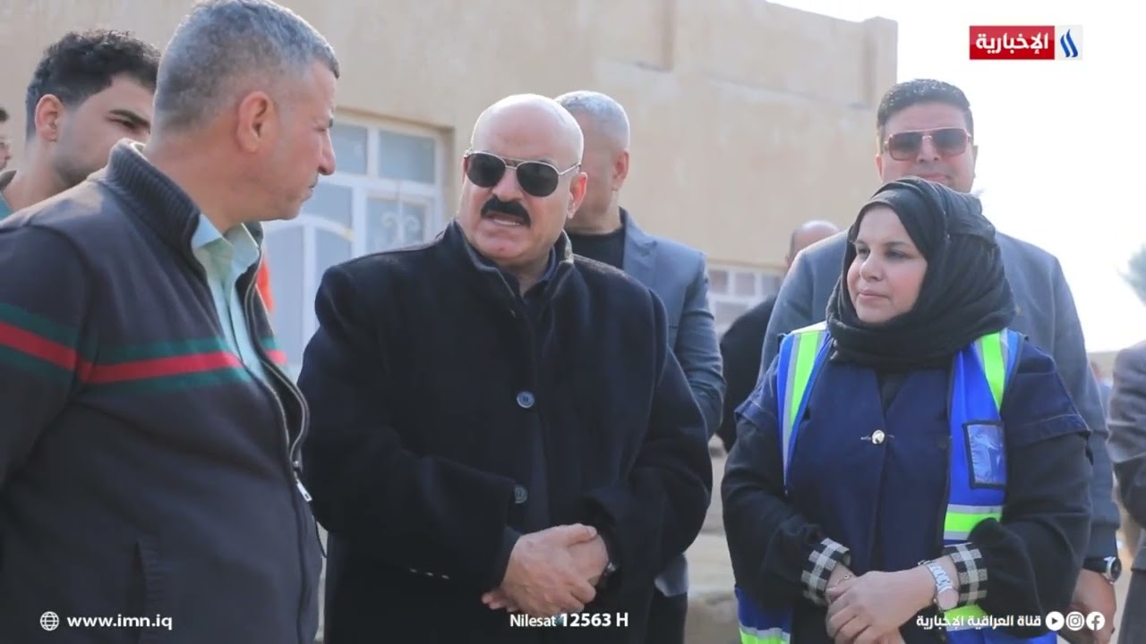 فيديو | رئيس فريق الجهد الخدمي يفتتح طريقا في الديوانية ويتابع عددا من المشاريع