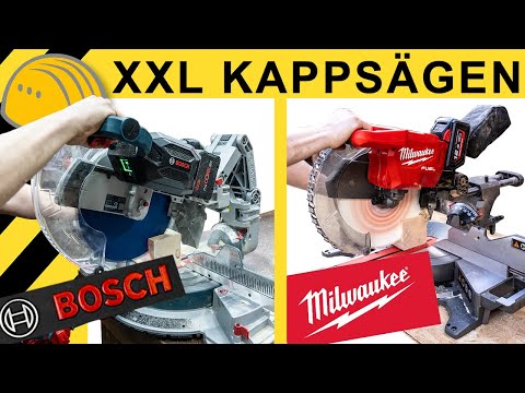 MONSTER MITRE SAWS! BOSCH vs. MILWAUKEE in TEST | TOOL NEWS #135