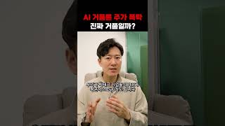 AI 거품론 주가 폭락... 진짜 거품일까?