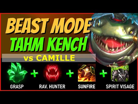ANNIHILATING a One Trick Camille! - TAHM KENCH TOP vs CAMILLE - S10 League of Legends