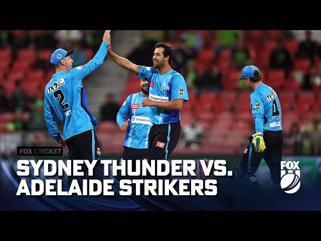 Sydney Thunder vs Adelaide Strikers – Match Highlights | 16/12/22 | Fox Cricket