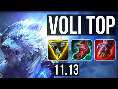 VOLIBEAR vs WUKONG (TOP) | 6 solo kills, 400+ games, 12/4/8 | BR Diamond | v11.13
