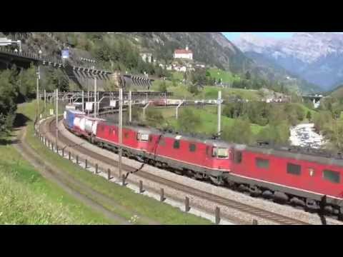 Bahnverkehr am Gotthard | Orientexpress, Re 4/4 I und grossartiger Güterverkehr