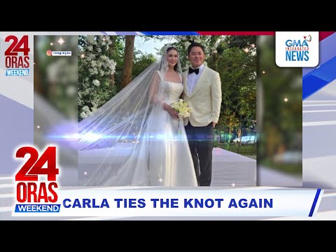 Carla Abellana, glowing sa kanyang wedding with her first love | 24 Oras Weekend