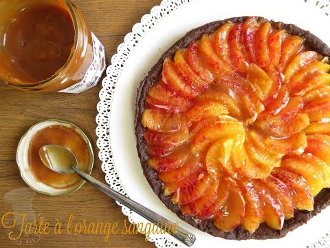Recette de tarte à l'orange sanguine