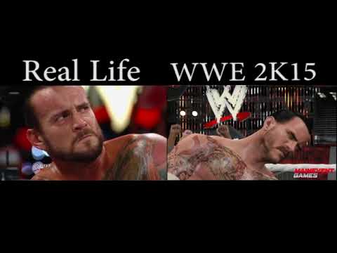 WWE 2K Showcase vs Real Life Comparison