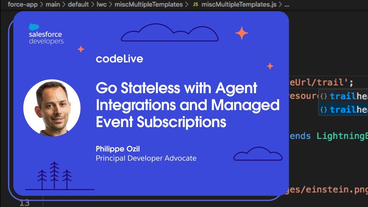 codeLive: Go Stateless with Agent Integrations and Managed Event Subscriptions