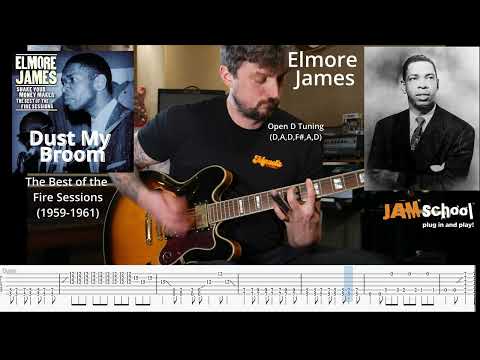 Elmore James Dust My Broom Guitar Solo With TAB