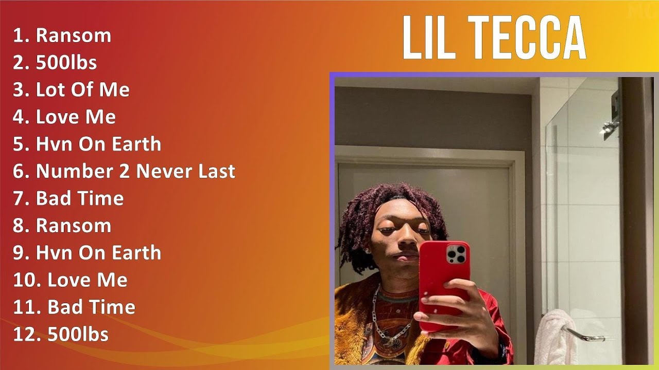 Lil Tecca 2025 MIX Top Hits - Ransom, 500lbs, Lot Of Me, Love Me