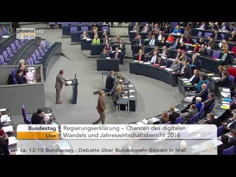 Bundestag: Klaus Ernst zum Jahreswirtschaftsbericht 2016 am 28.01.2016