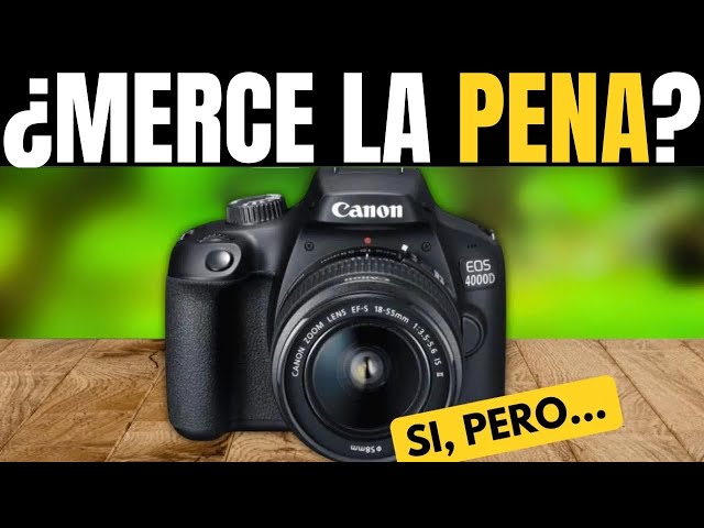 Vídeo relacionado con Canon EOS 4000D - Cámara réflex de 18 MP (CMOS, APS-C, 9 puntos AF, filtros creativos, negro - Kit con objetivo EF-S 18-55mm III