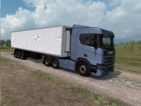 saindo da roça carregado com scania r410 (euro truck simulator 2)