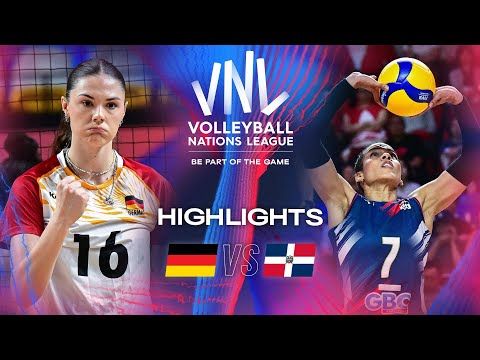 🇩🇪 GER vs. 🇩🇴 DOM - Highlights | Week 3 | Women's VNL 2024