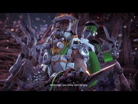 Horizon: The Frozen Wilds Walkthrough - Main Quest: For the Werak Part 1 - The Bandit Camp