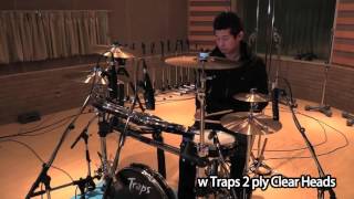 Video thumbnail for Traps Drums A400NC 【Sound Check Short ver. 】 by applecorejapan Co.,Ltd.