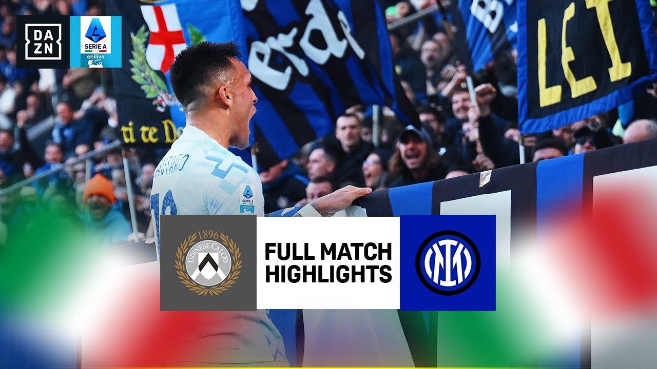 Udinese vs Inter milan | Lega Serie A Highlights | Matchweek 21 | 2025-2026